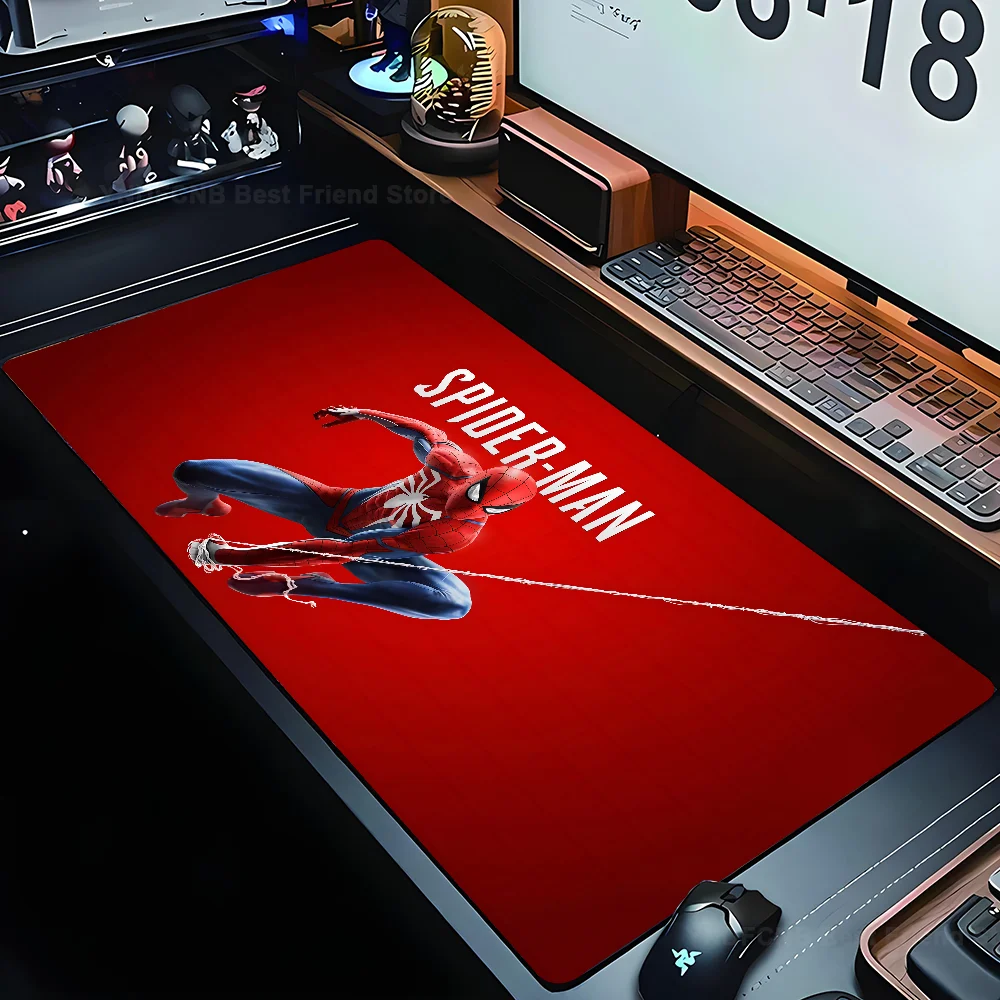 

Famous Superhero Mousepad Mouse Mat Desk Mat With Pad gaming accessories S-Spider-man Prime Gaming XXL Keyboard Pad