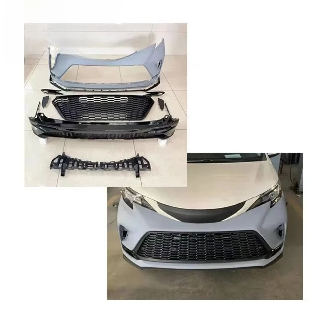 

High Quality Body Kit for 2022 Sienna Sport Style Upgrade to 2022 sienna Full Kit Grille Bumpers for 2022 sienna
