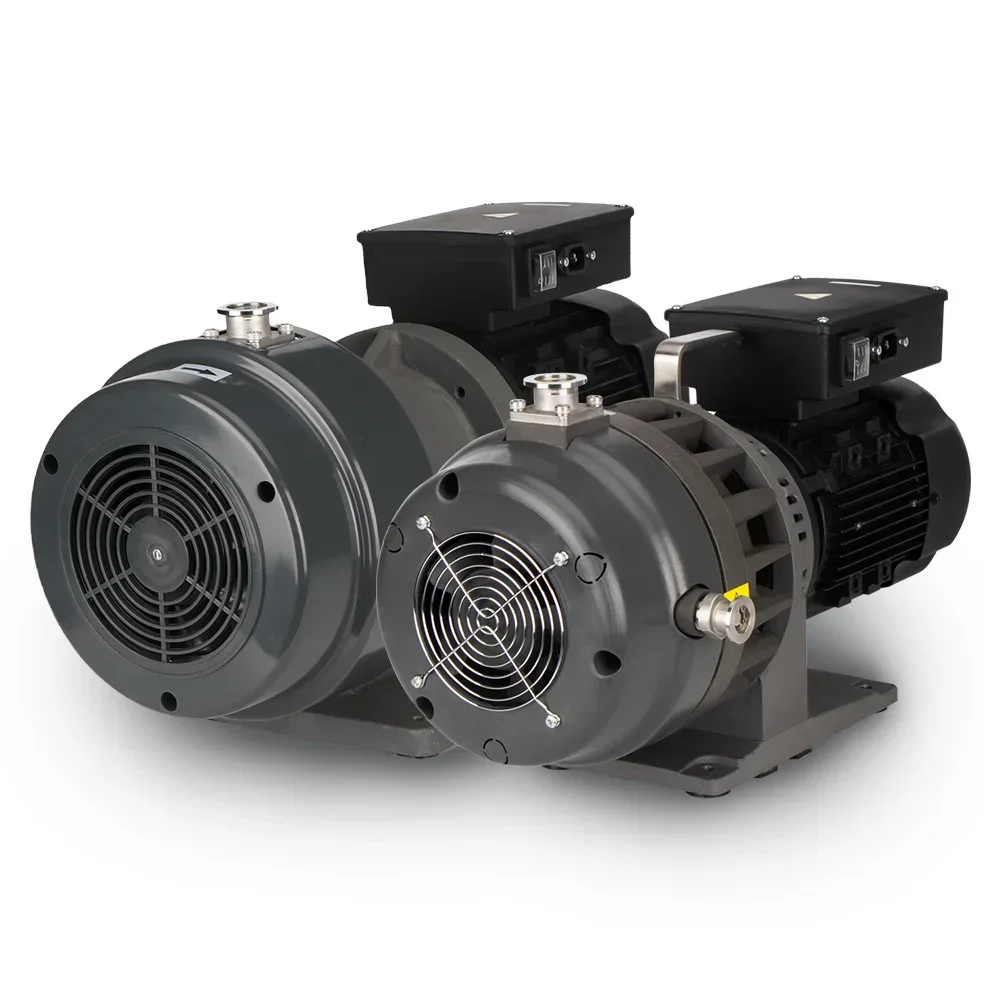 Dry Type Pump 6.8/10.6 Cfm(60Hz); 5.7/8.8 Cfm(50Hz) GWSPS Series Vacuum Pump 100% Oil-free Scroll Vacuum Pump