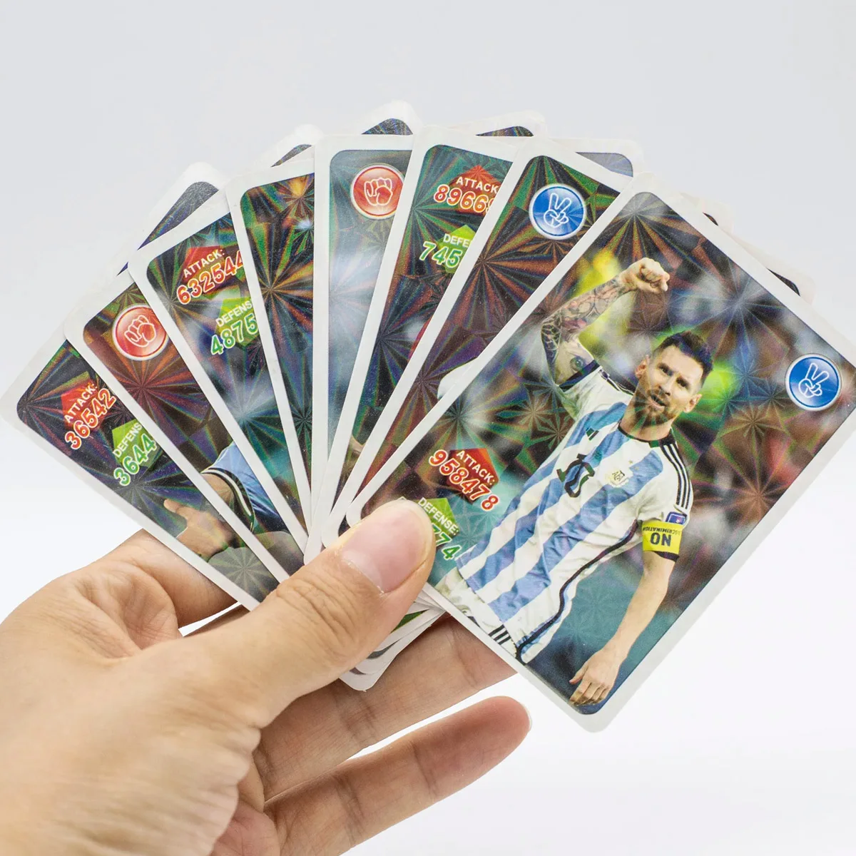 FIFA 2024 Soccer Trading Card Flash 288pcs Sports Fans Football Star Cards Shining Card TCG Board Game Toy Collect Kids Gifts