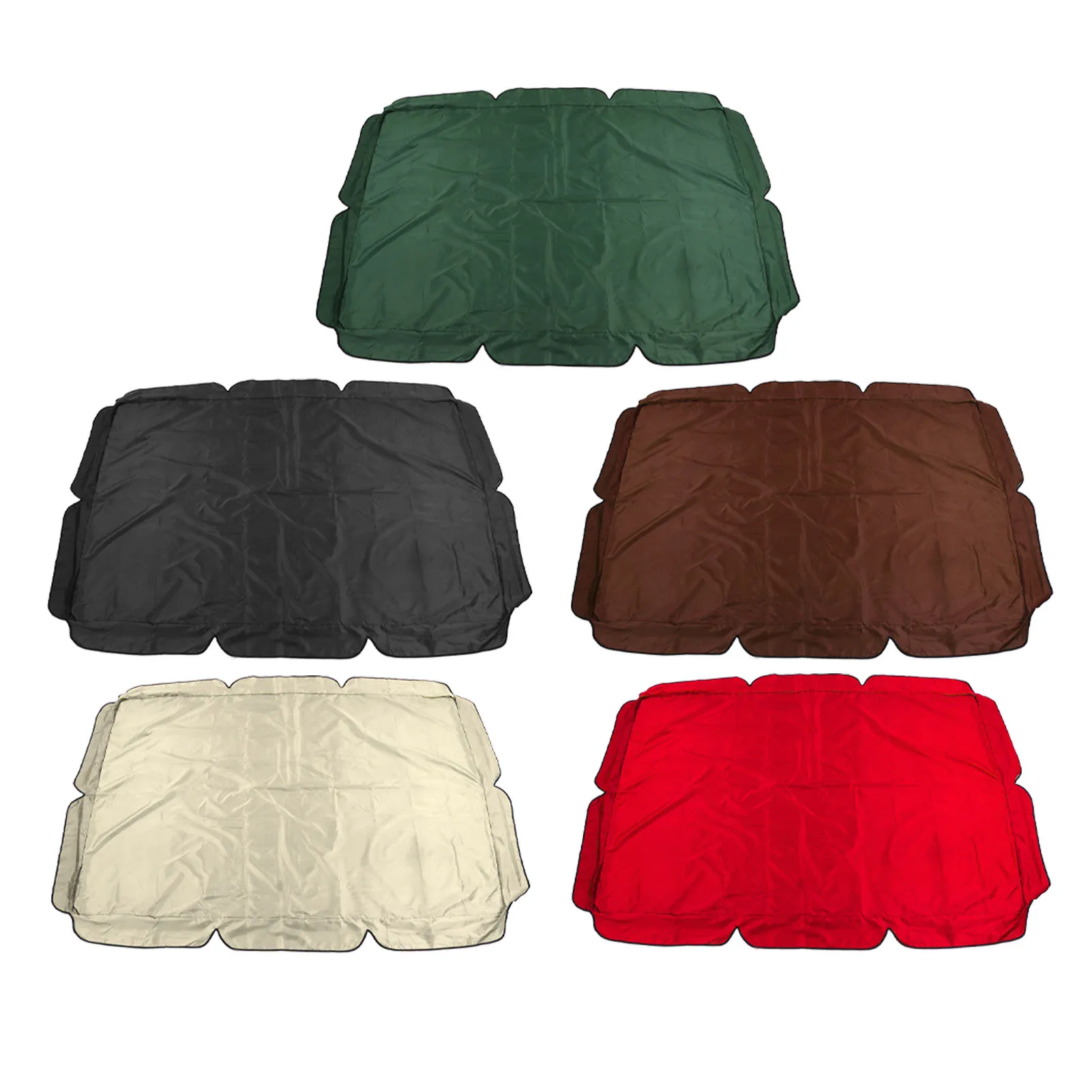 Outdoor Swing Canopy Swing Canopy 600D Silver Coated Oxford Cloth Waterproof Swing Top Cover for Outdoor Waterproof Swing Canopy