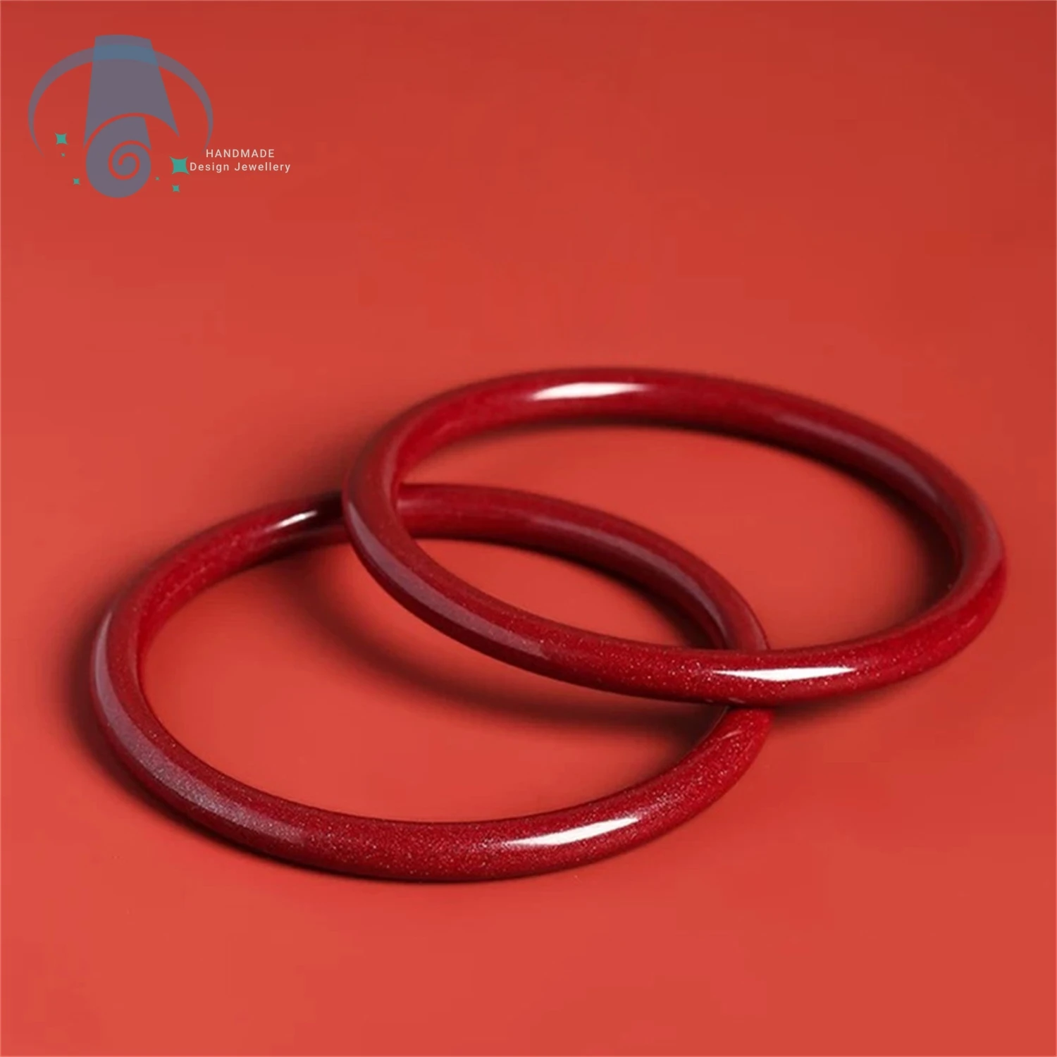 

Natural Purple Cinnabar Smooth Round Bangle Bracelet Heart Sutra Engraved Buddhist Jewelry Gift for Women Birthday Year Luck
