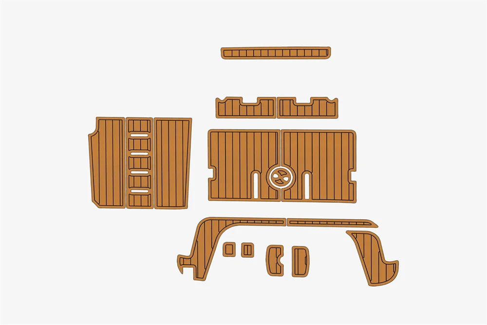 Eva foam Fuax teak seadek marine floor For Hydra Sport 32 Cockpit Swim Platform 1/4