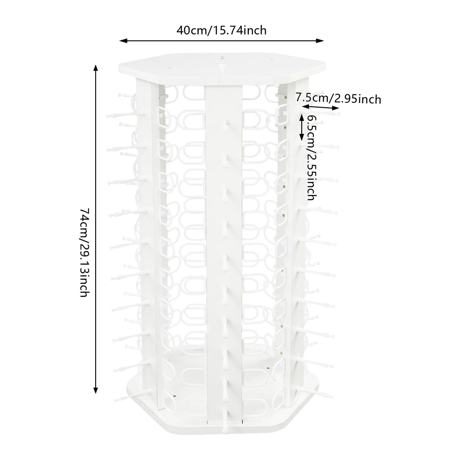 

Органайзер для хранения солнцезащитных очков 15,75*29,13 дюйма, 60 пар подставок для очков для оптических магазинов, бутиков очков, супермаркетов