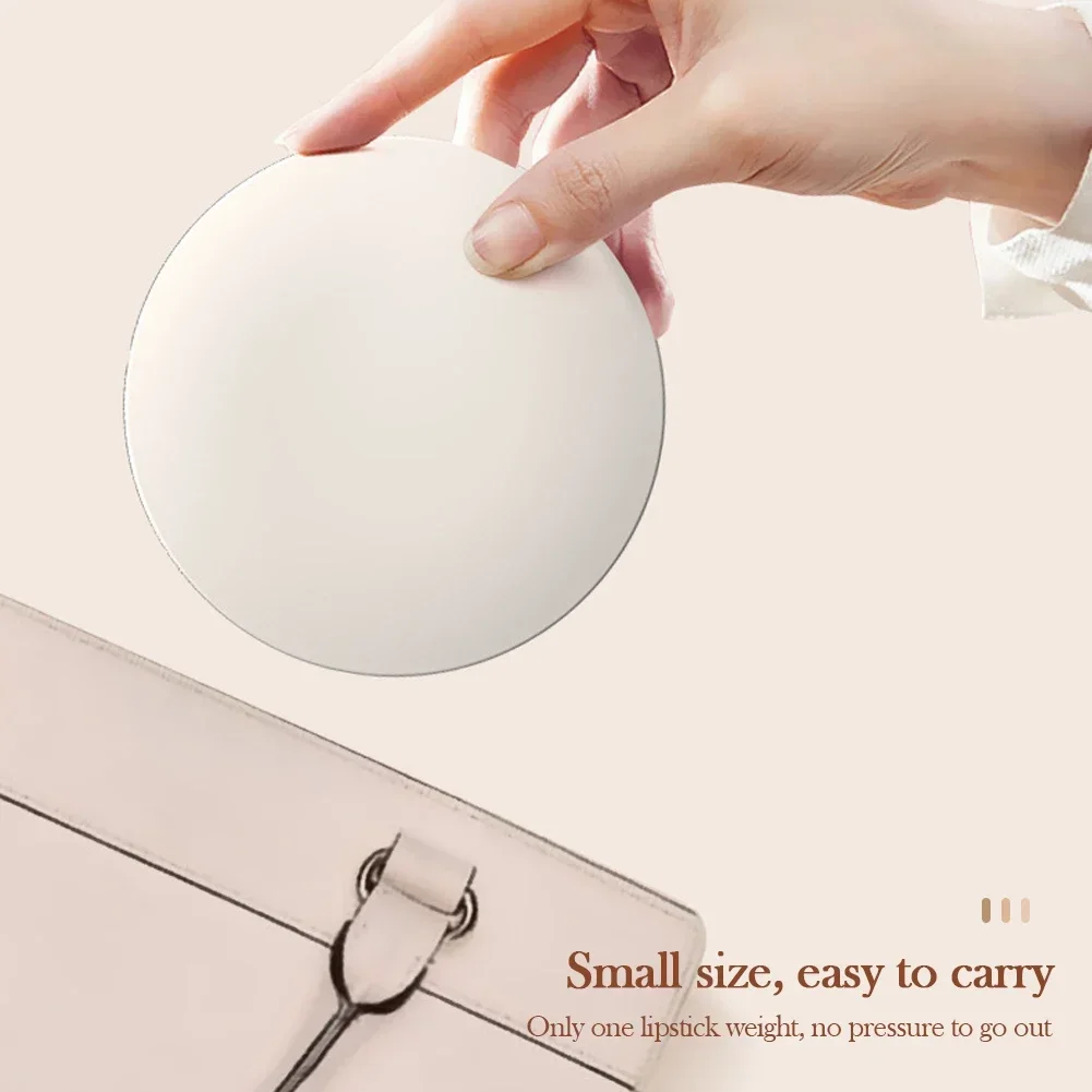 UV Mirror Sunscreen Testing Camera with Light 2X Magnification Travel Makeup 3.5in LED Light Cosmetic Make Up Mirror