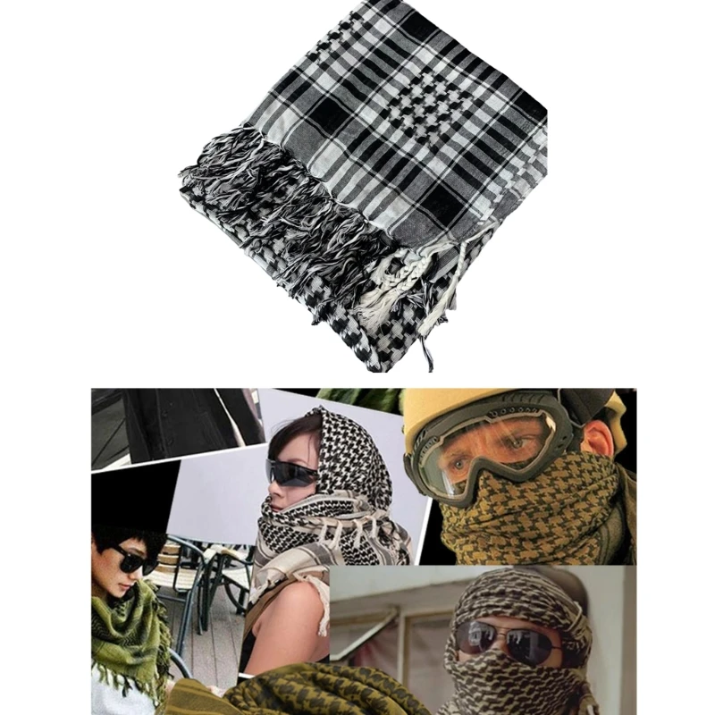 Arab Desert Scarf, Soft and Comfortable, Suitable for Hiking, Camping, and Cycling Multipurpose Scarf Shawl