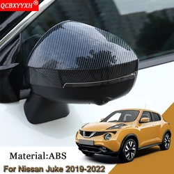 Car Styling ABS Car External Rearview Mirror Cover Sequins Auto Stickers Automobiles Accessories Fit For Nissan Juke 2019-2022