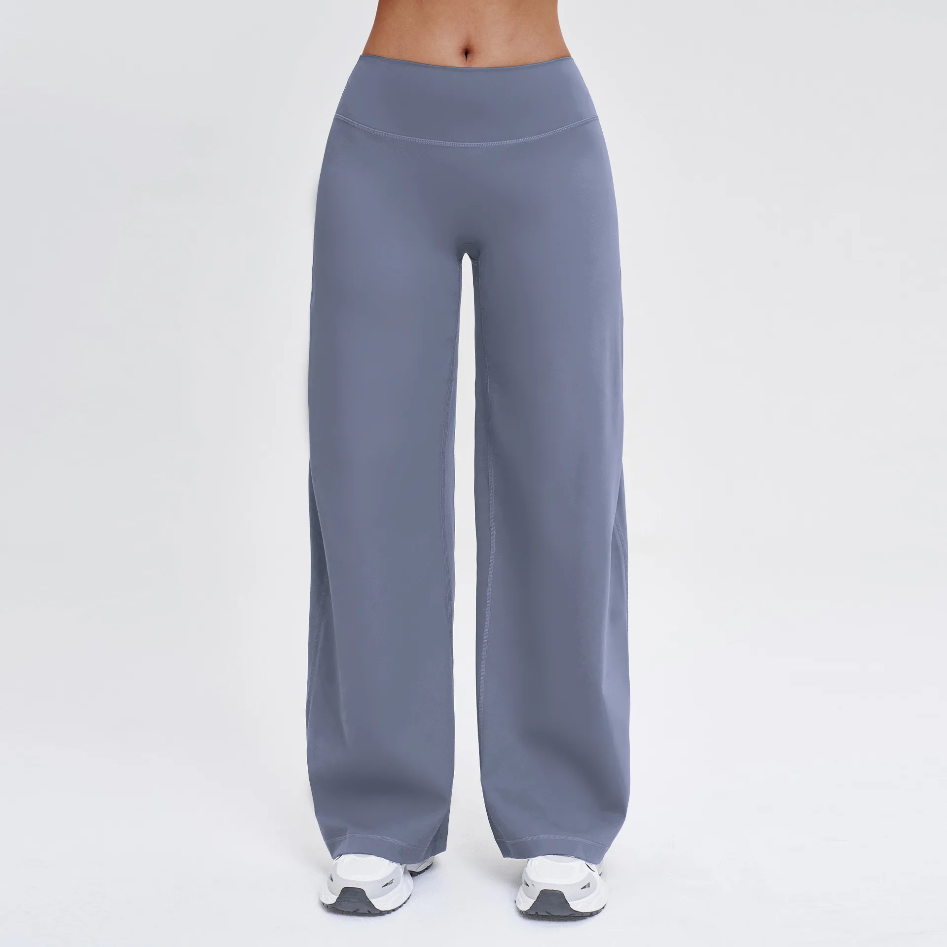Women Brushed Figure Flattering Loose Wide Leg Trousers Outdoor Running Jogging Gym Casual Daily Multi-scene Sports Sweatpants