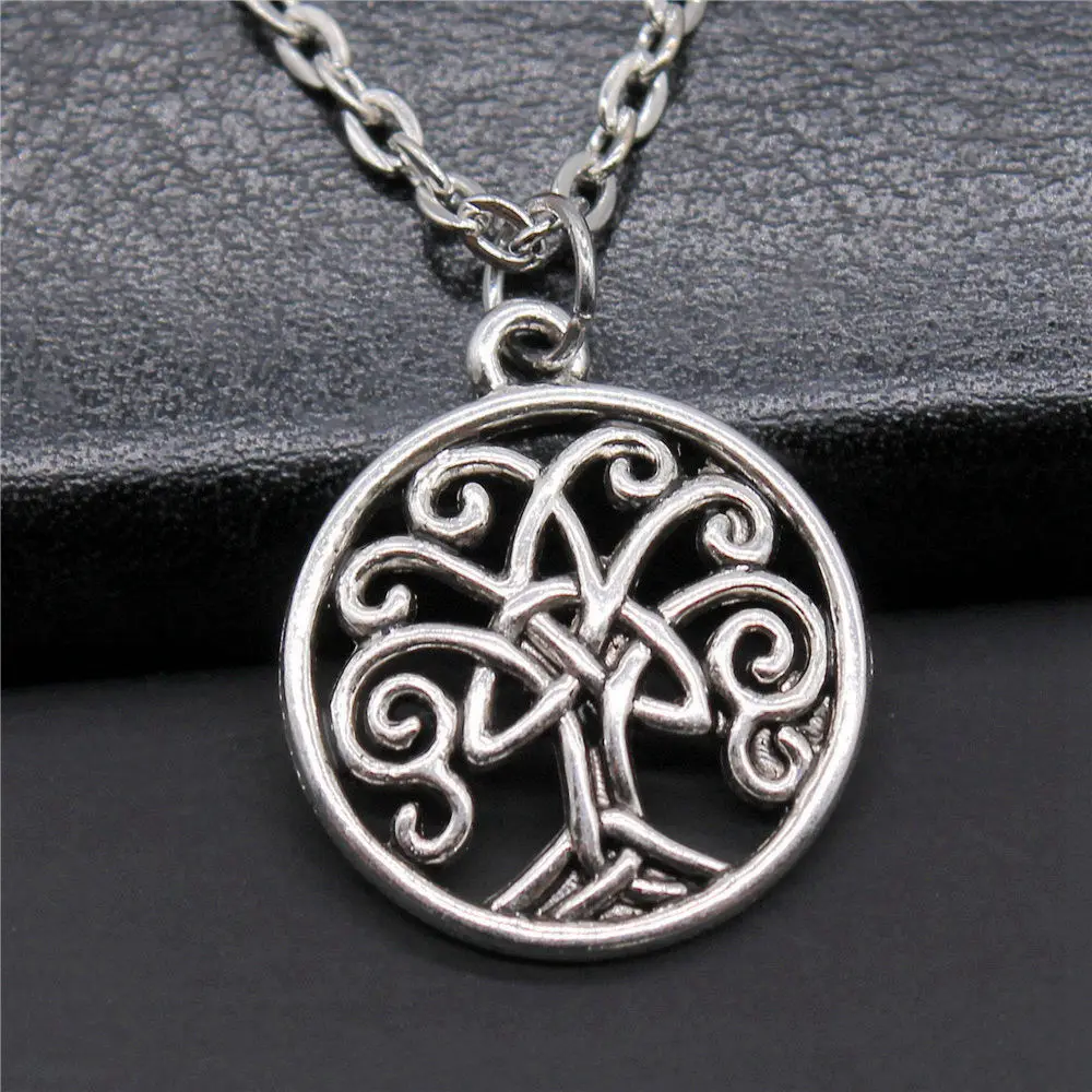Romantic Tree Of Life Necklace On The Neck 43Cm Chain Couple Jewellery Wedding Anniversary Cheapest Items