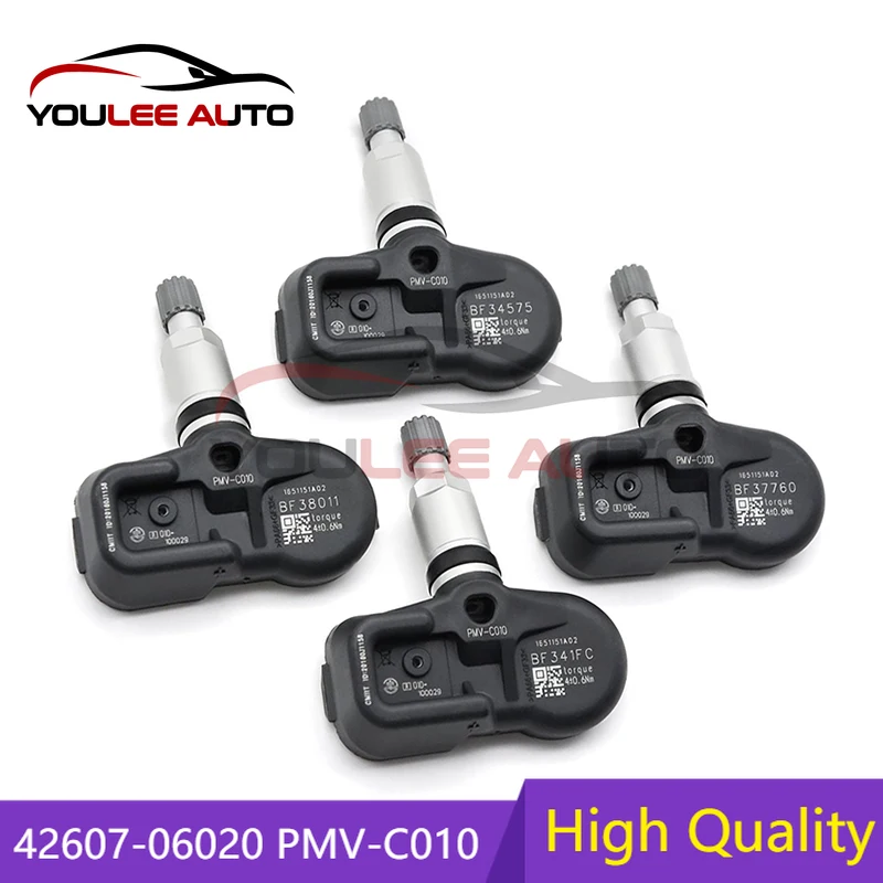 

1/4 шт. 42607-06020 PMV-C010 315 МГц TPMS датчик давления в шинах для Toyota Camry Corolla Highlander Avalon Yaris Hilux Lexus ES300h