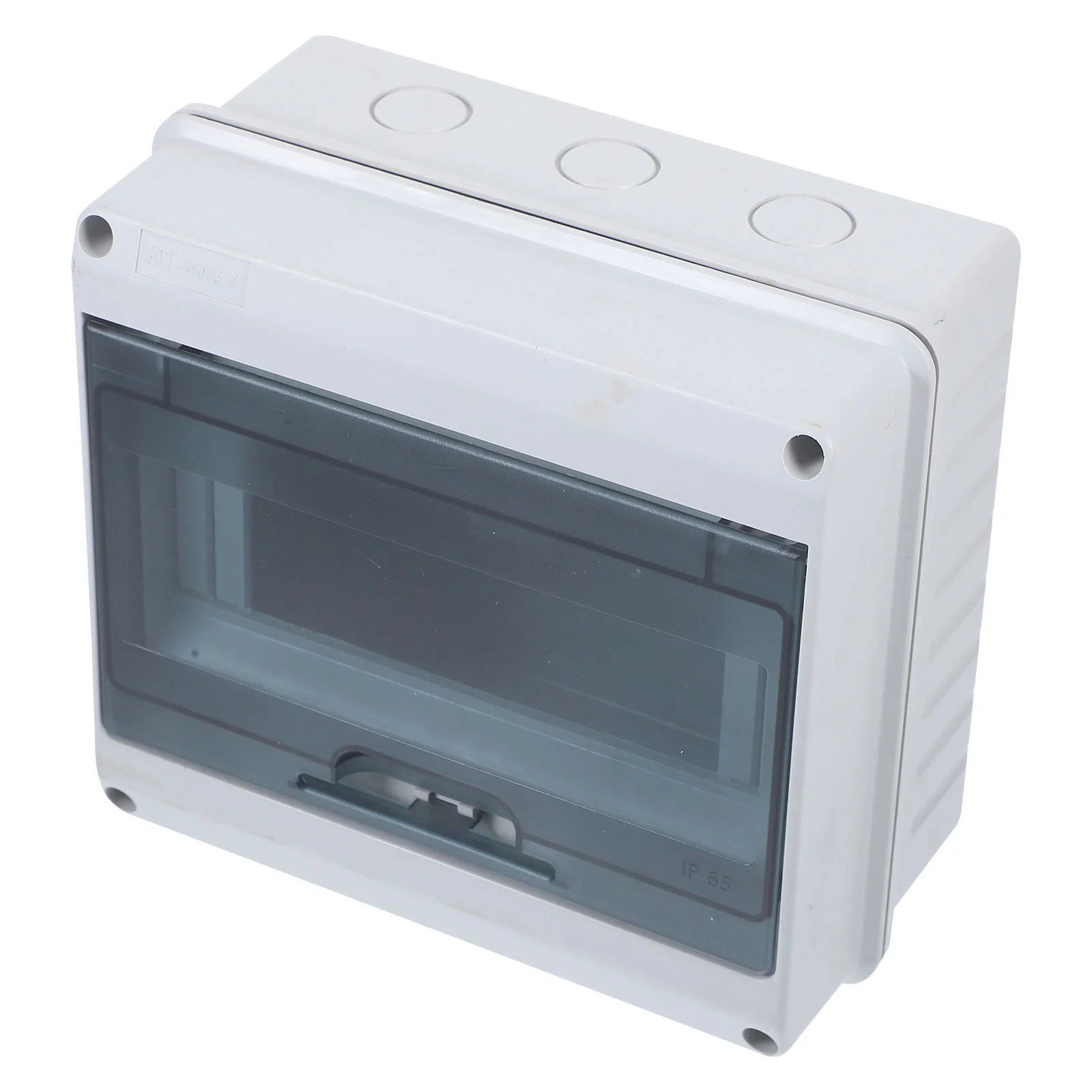 8 Way Waterproof Distribution Box IP65 Outdoor Lockable Electrical Panel Box Transparent Window High