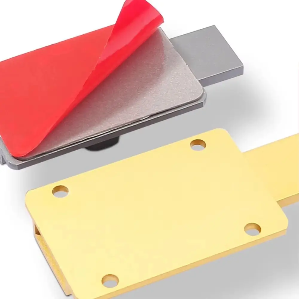 Durable Aluminum Alloy Door Lock Versatile Use Anti-lock Security Bolt Lock Anti-theft Smooth Edges Door Lock Buckle Cabinets