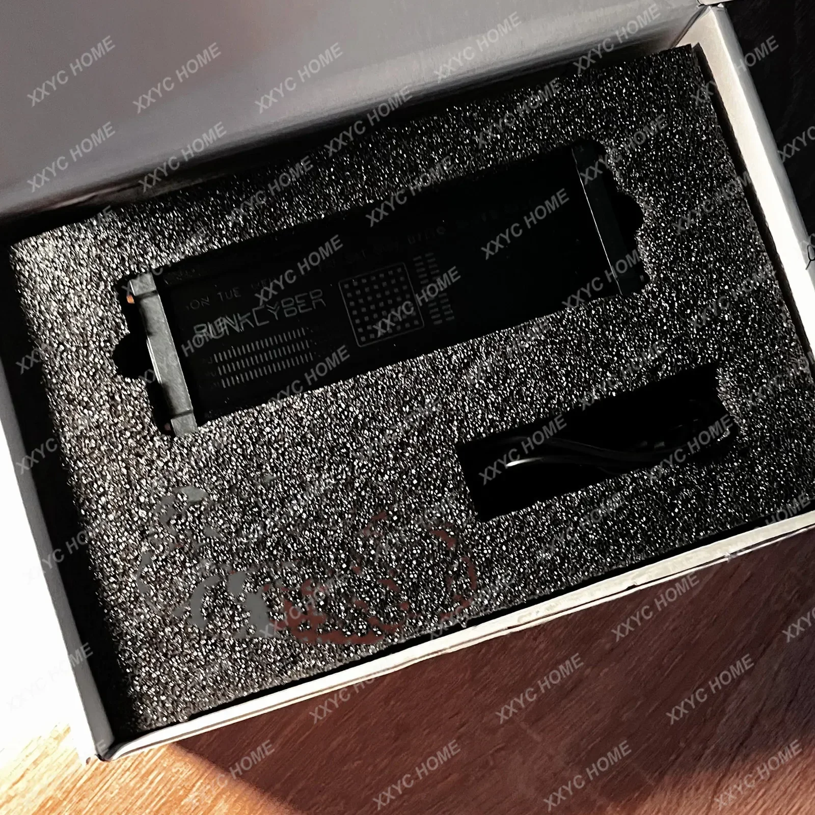 WFD Retro Electronic Tube Clock Pseudo-Fluorescent MatrixSpectrum Function Desktop Decorations