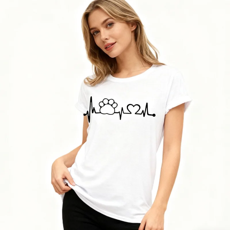 

2026 Cartoon Pattern Printed Women's Loose Short Sleeve Round Neck T shirt Fashion Casual Soft Comfortable Now Available Tees