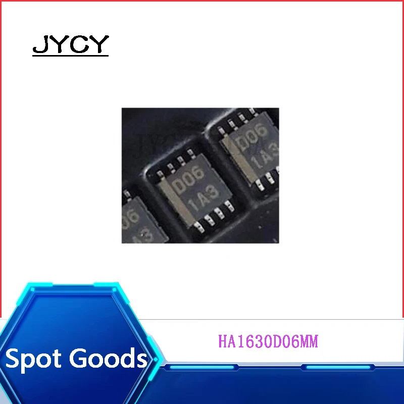 3PCS HA1630D06MM NEW  New air conditioning chip HA1630D06MM silk screen D06 surface-mounted MSOP-8 operational amplifier chip