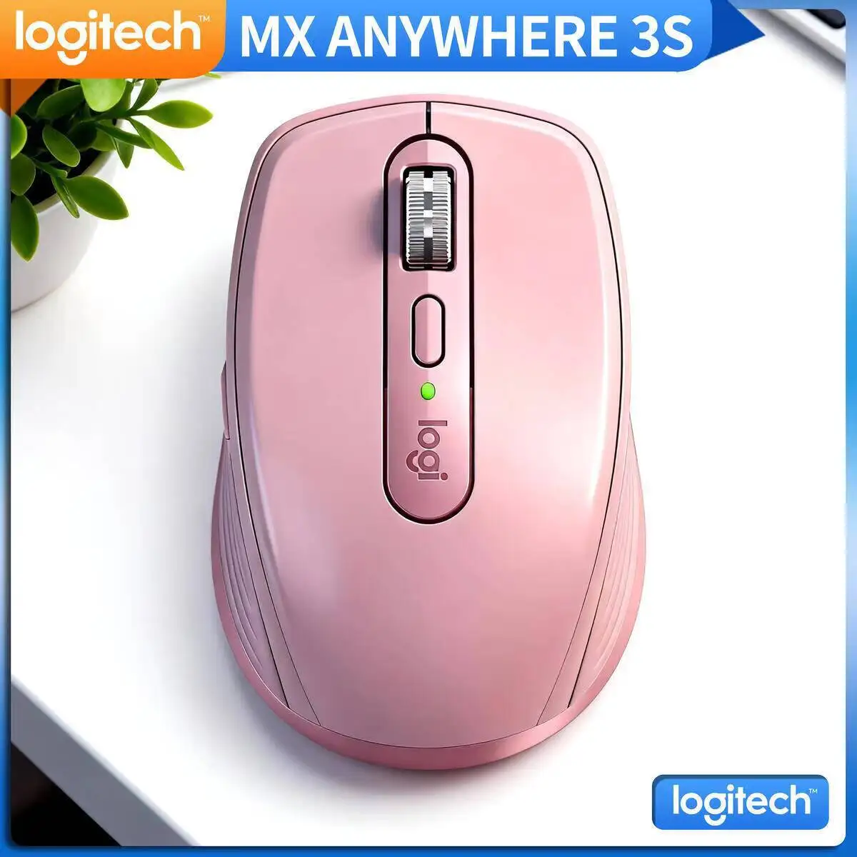 

Logitech Master Series MX Anywhere 3S Bluetooth Беспроводная бесшумная мышь Мягкий звук Офисный женский планшет