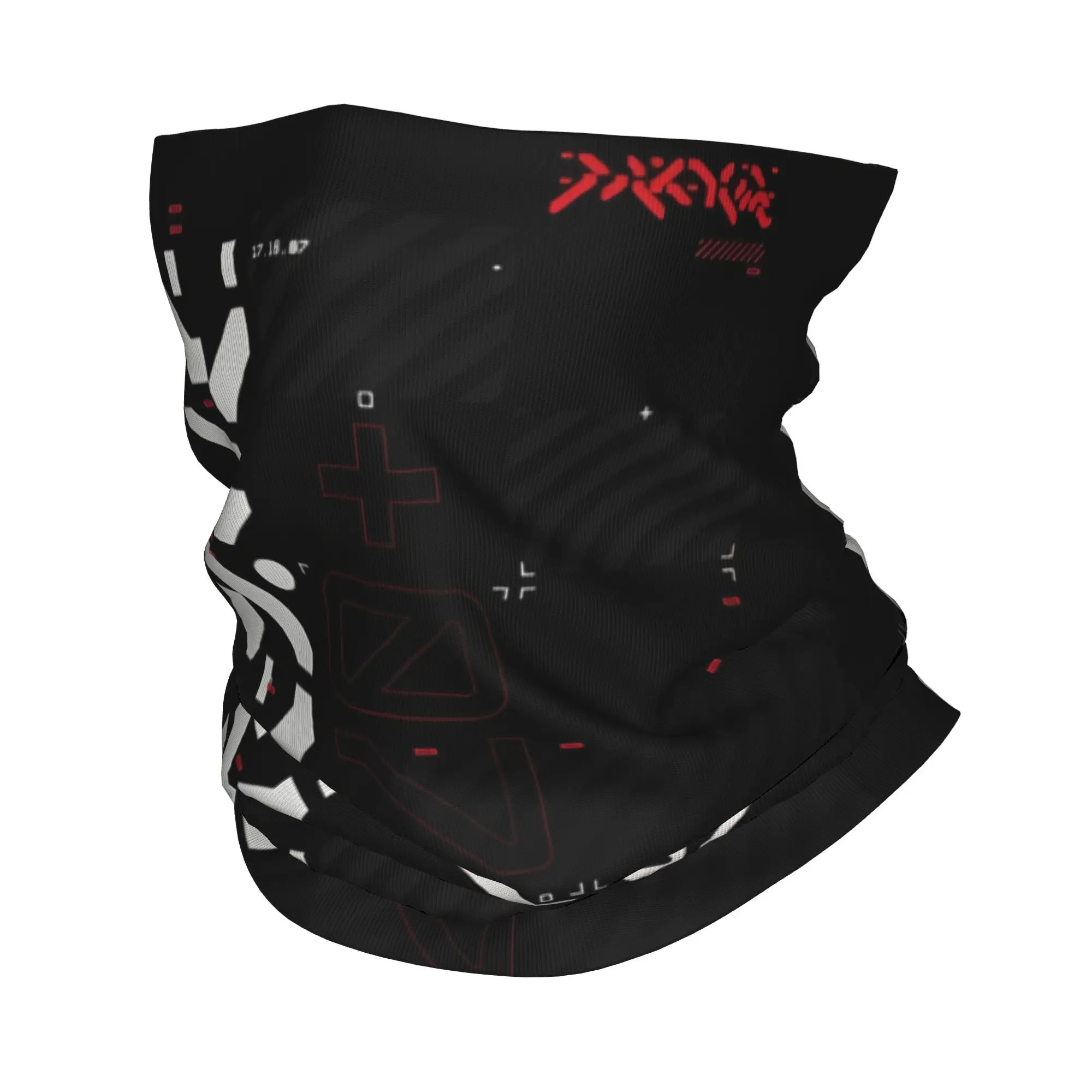 Custom Japanese Techwear Winter Headband Neck Warmer Women Men Hiking Hunting Tube Scarf Tech-Inspired Style Face Bandana Gaiter