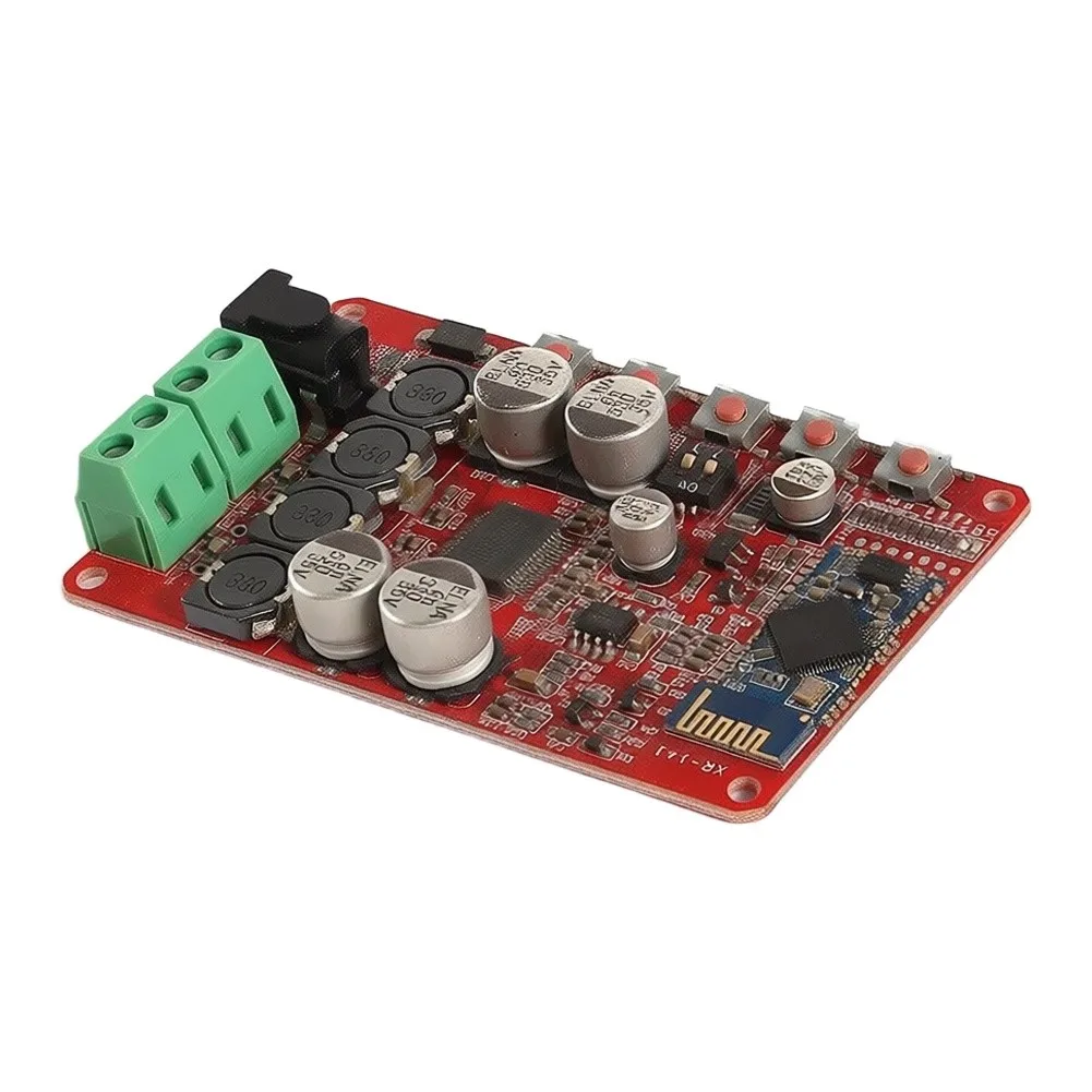 TDA7492P High Efficiency Digital For Amplifier Board 50W2 Class D Design with Wireless + AUX Input for Speakers
