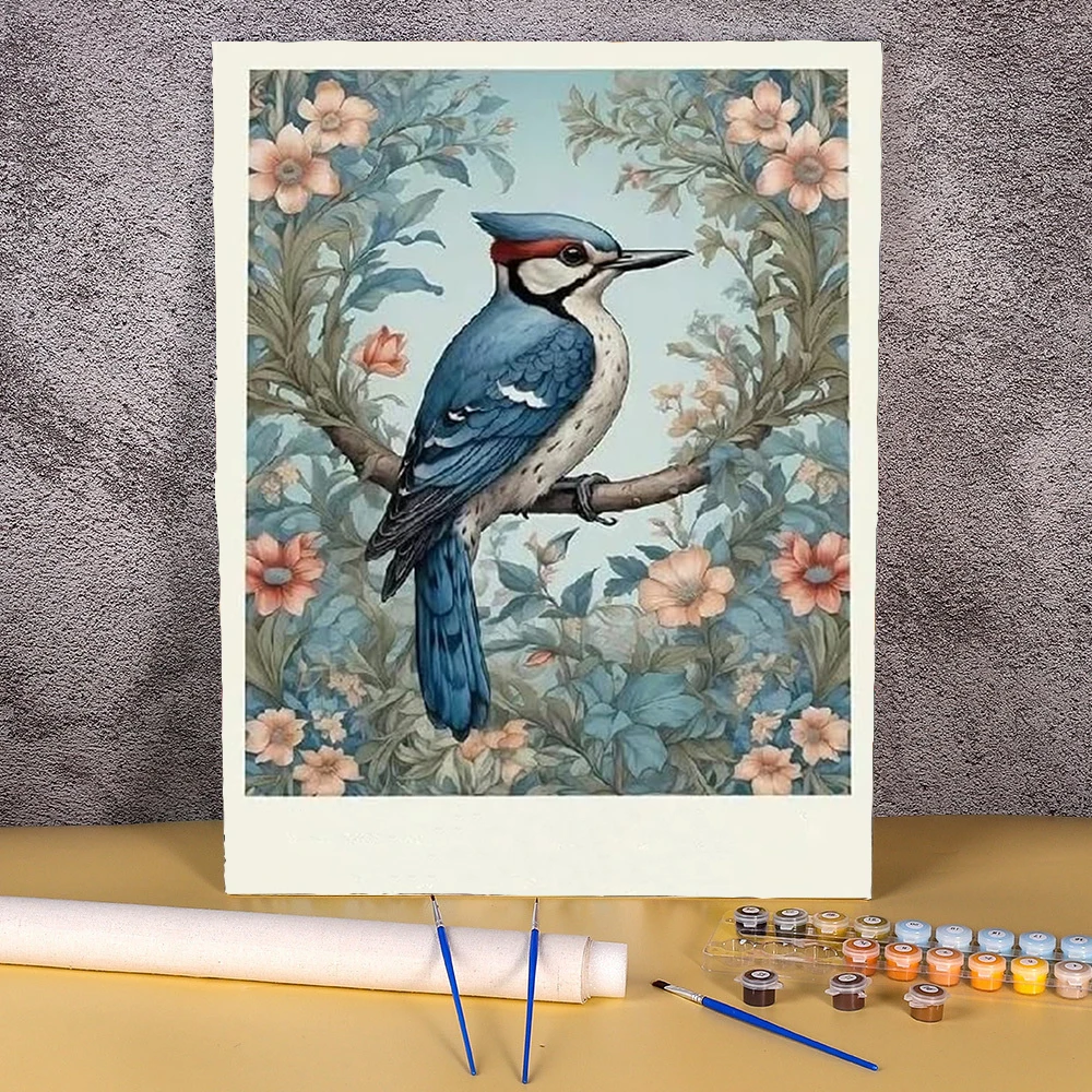 

Diy Oil Painting By Numbers Animal Bird Picture For Living Room Home Decoration Paint Draw On Canvas Cartoon Diy Hobby Set