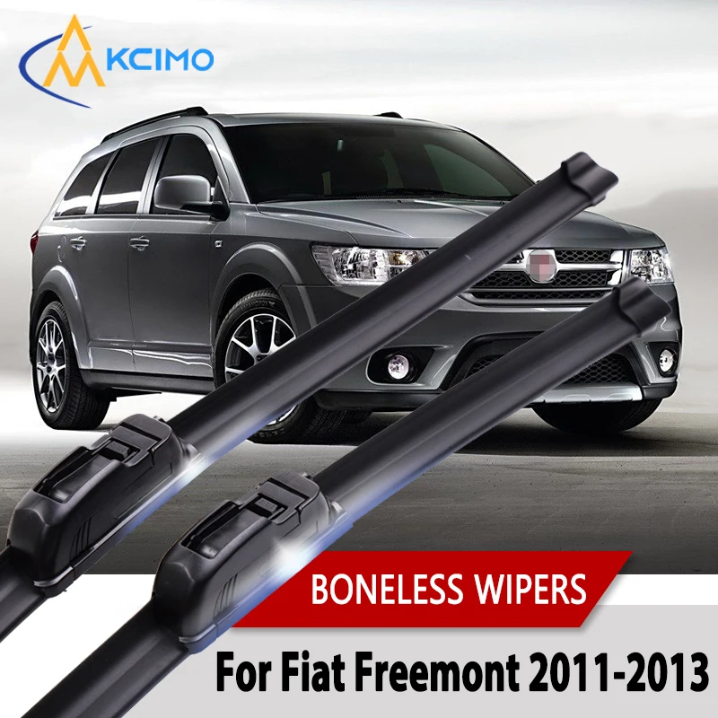 

Car Wiper For Fiat Freemont 2011-2013 Wiper U-type Soft Rubber Boneless Wiper HD Quiet Durable Automotive Wiper 24"+18"
