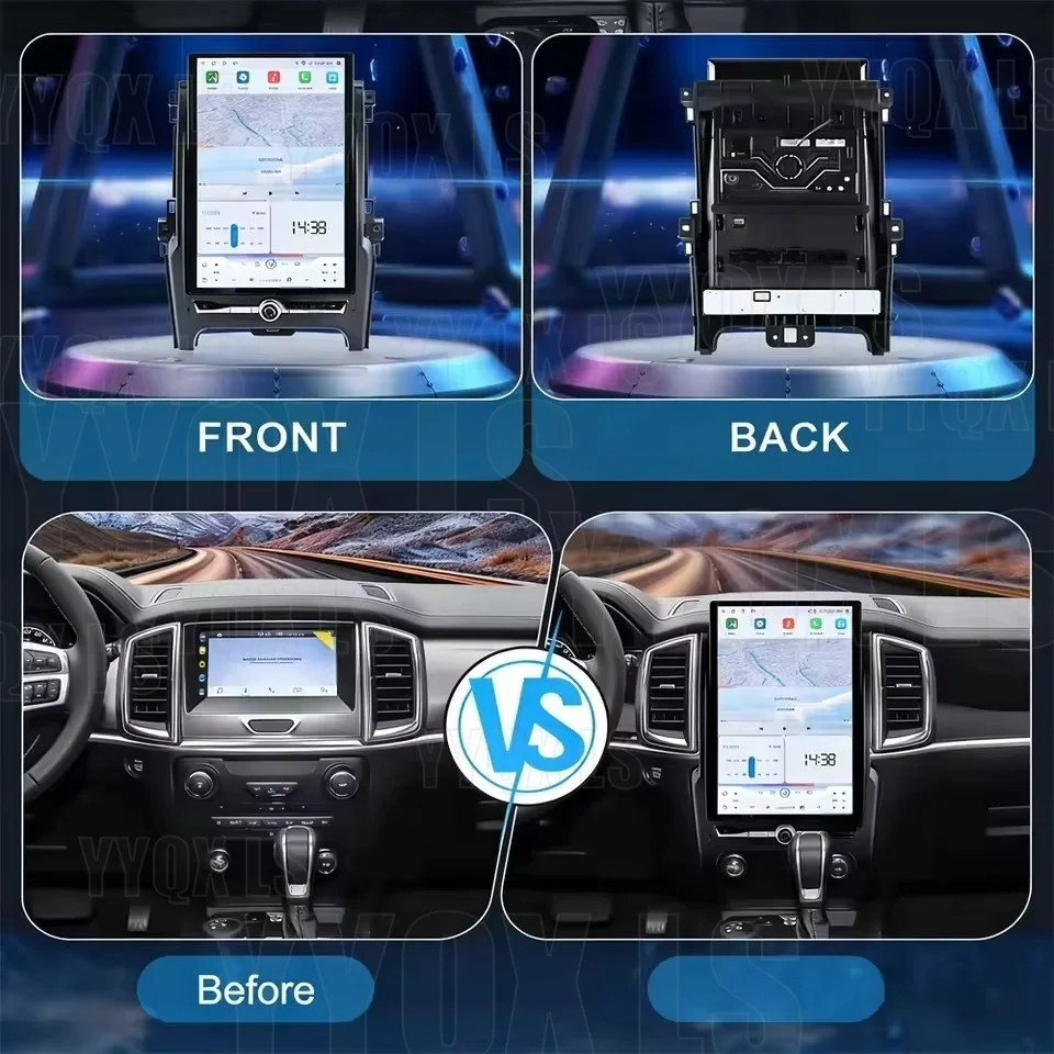 

Мультимедийный видеоплеер для автомобилей Ford Everest Ranger 2016-2020 с процессором Qualcomm 6125, Android, GPS, Carplay, встроенным 360 DSP и Bluetooth.