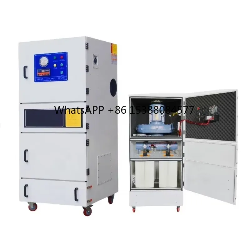 

1.5-15kw Explosion-Proof Pulse Back Blowing Type Spring Grinding Cabinet Dust Collector for Industrial Metal Polishing Machine