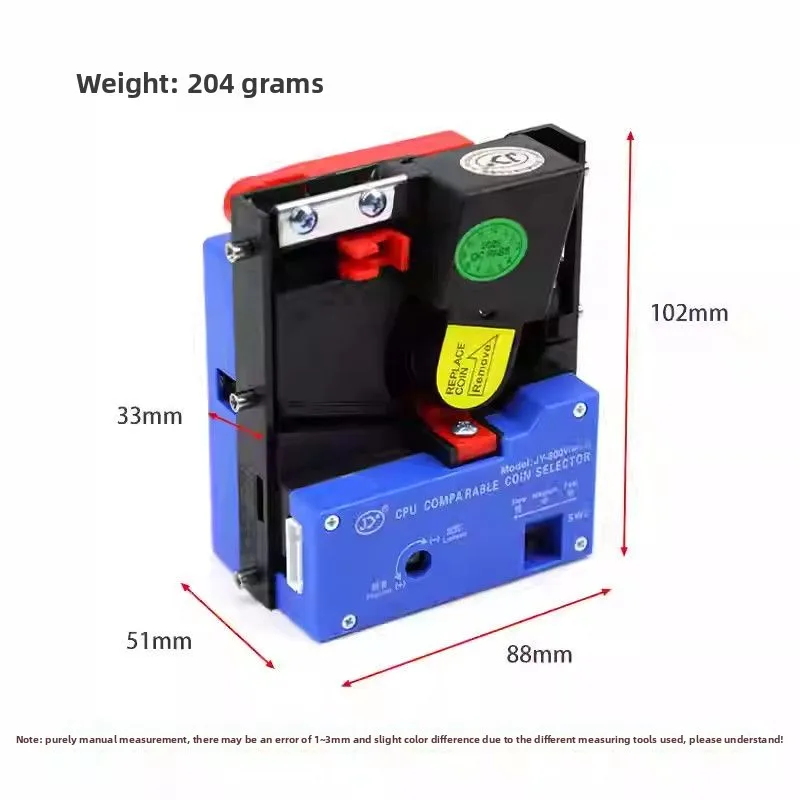 TW800 Fast Coin Acceptor Upright Direct Drop Anti Counterfeit Machine for Arcade Games Coin Operated Games