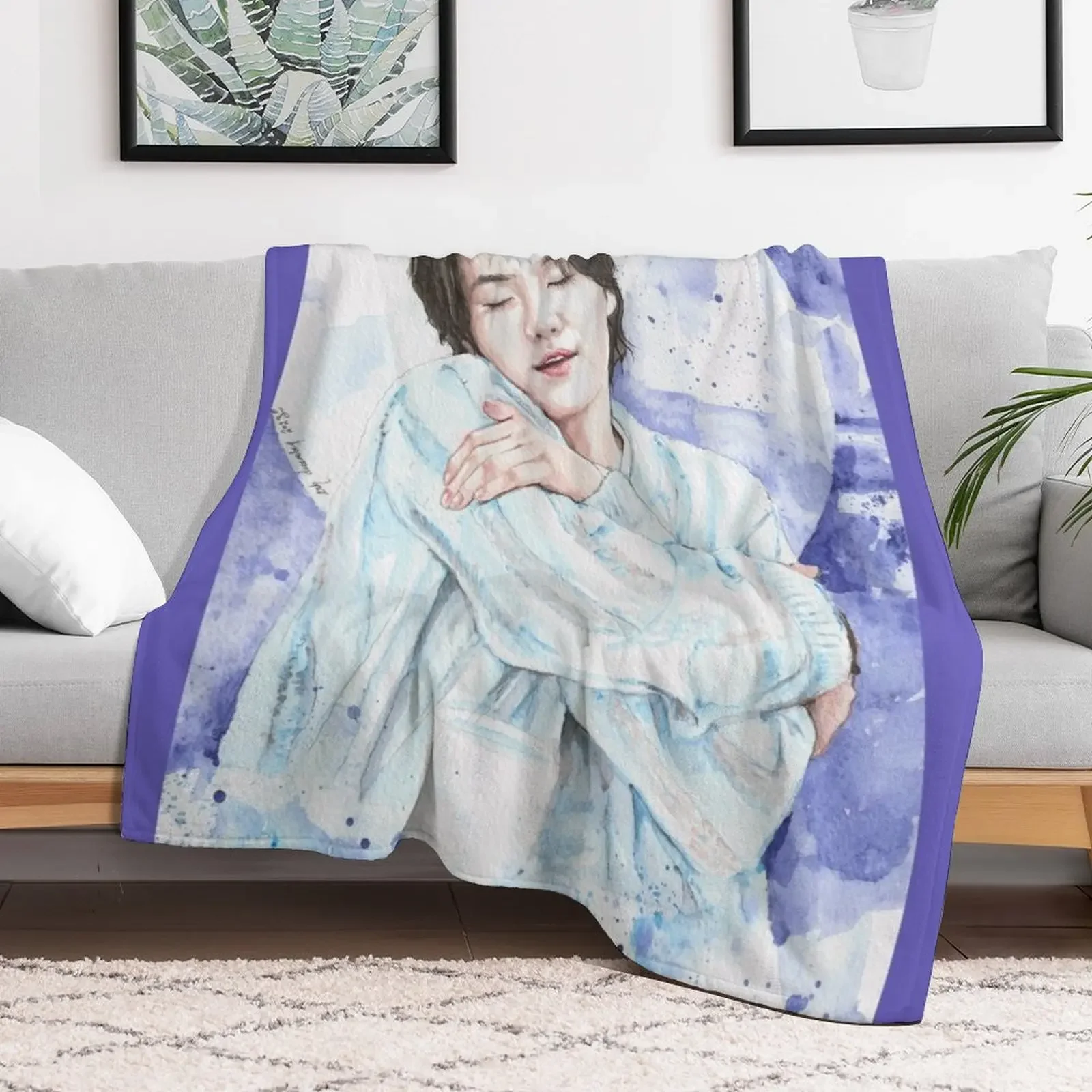 Self Love Min Yoongi Throw Blanket Giant Sofa halloween Decorative Sofas Beach Blankets