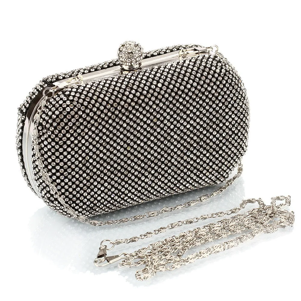 

Fashion Diamond Evening Makeup Bag Women's Party Banquet Dinner Rhinestone Handheld Clutch Evening Handbag Bolso De Fiesta Mujer