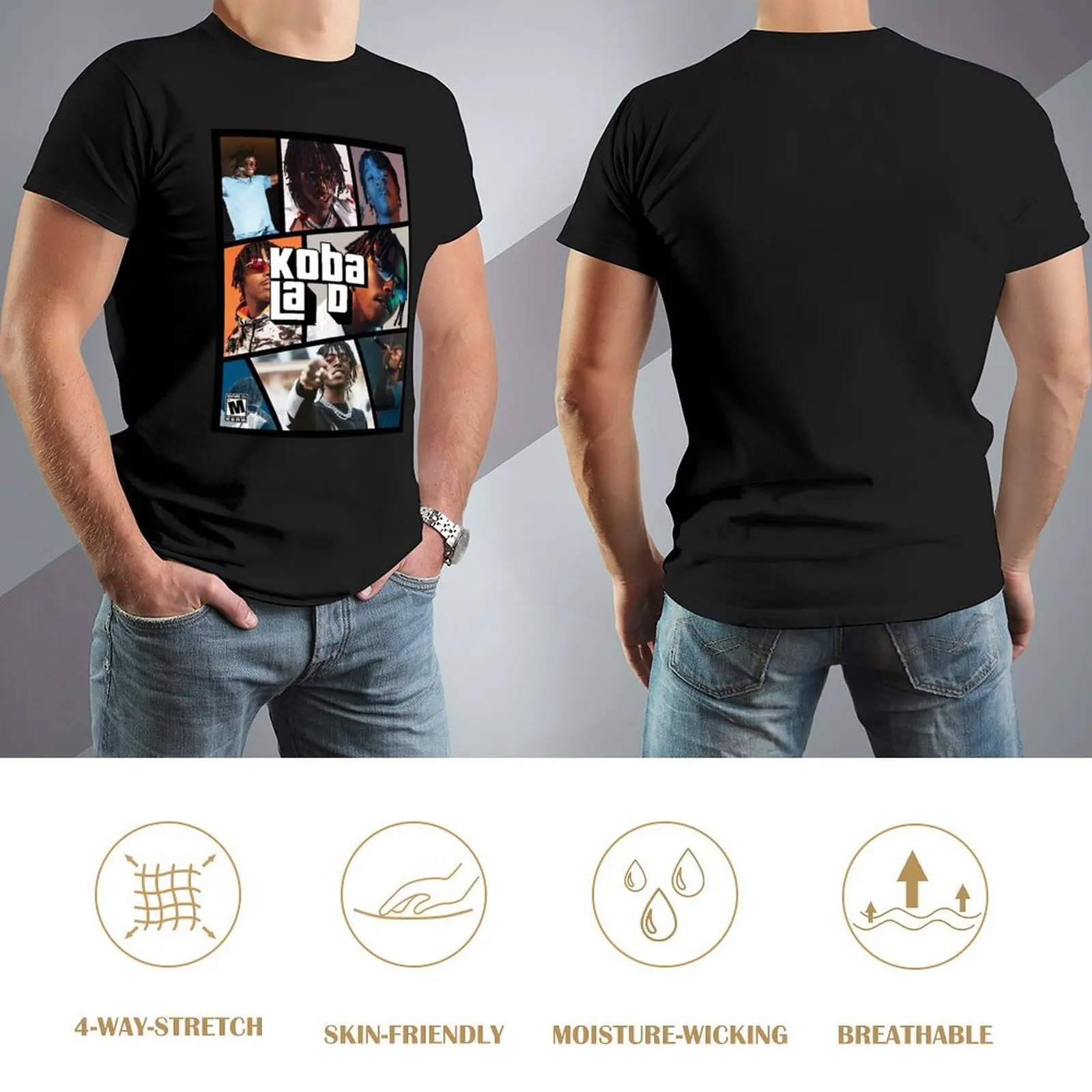 كوبا لا D GTA V الراب الفرنسي \ t PP \ t تي شيرت حجم كبير الملابس خمر تي شيرت الصيف أفضل الوزن الثقيل تي شيرت للرجال #4