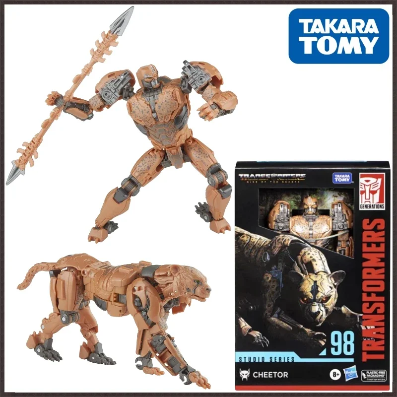 In Stock Takara Tomy Transformers SS Series Normal Number SS-98 Yellow Leopard Warrior (ROTB) Action Collectible Birthday Gifts