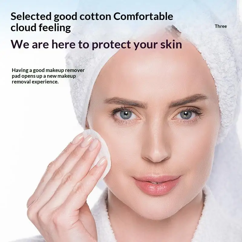 

100/300 шт. одноразовых ватных дисков для лица, удаления лака для ногтей, круглые, мягкие, для очищения лица и снятия макияжа