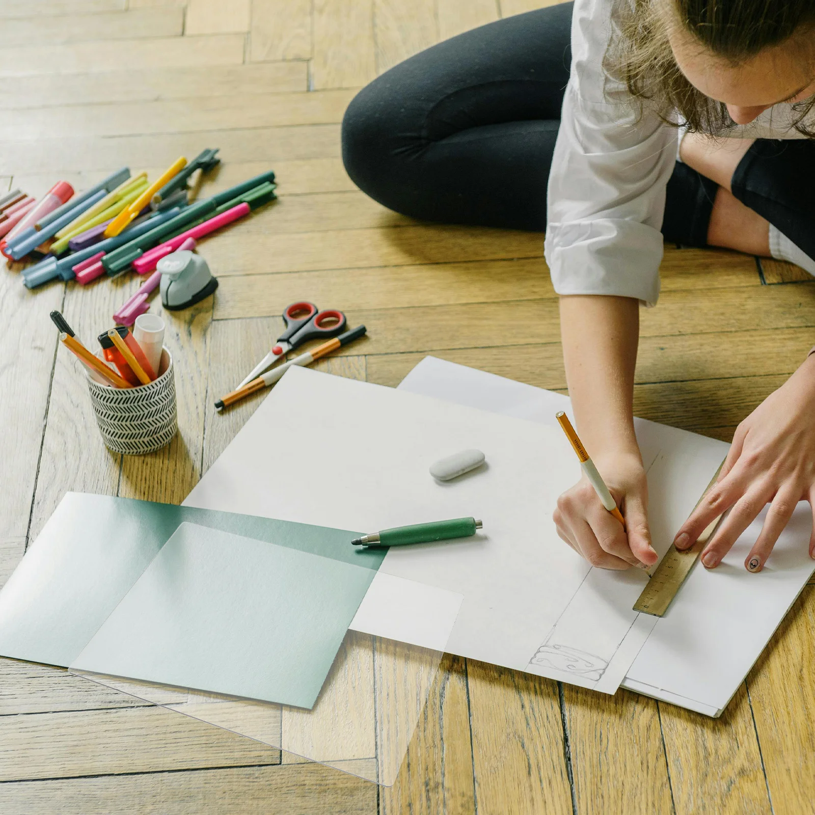 

A4 Size Clear Embossing Cutting Plates for Die Cutting Machine - 2Mm Thick Acrylic Craft Pads for Scrapbooking DIY Art Projects