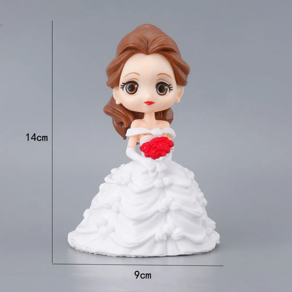 Q Posket Die Schöne und das Biest Spielzeug Belle PVC Prinzessin Figuren Action Sammlermodell Spielzeug für Mädchen Geschenk Desktop-Ornament – Detail 7