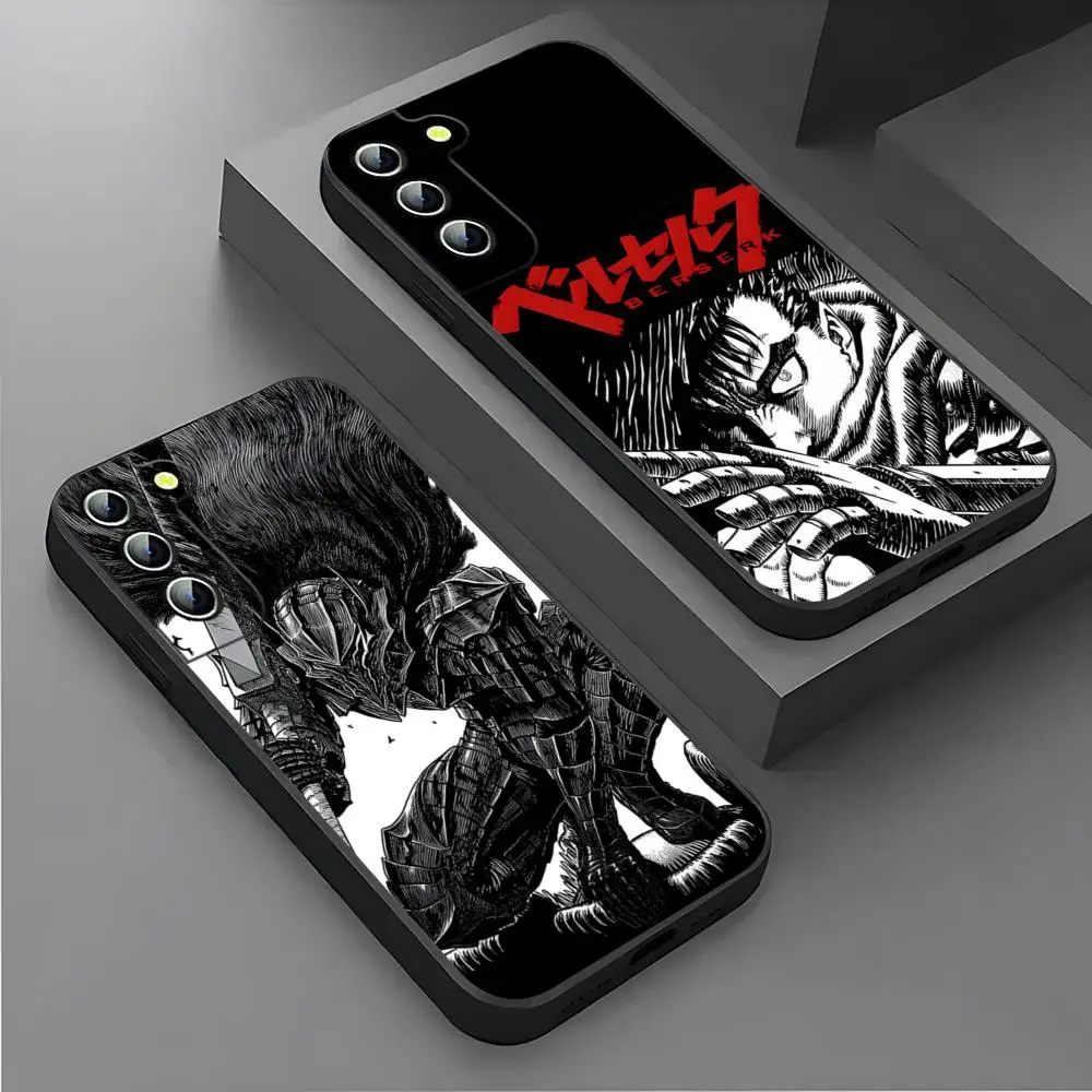 Berserk Comics Cool Phone Case for Samsung S23 Ultra S22 S20 Fe S21 Plus Galaxy A54 A34 A24 A53 M54 Note 20 Back Cover