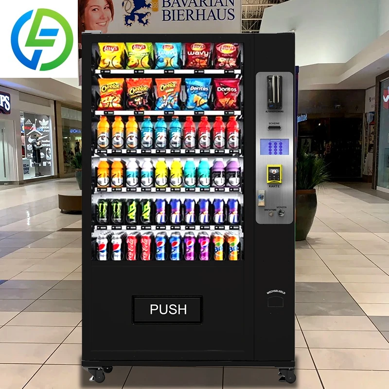 FOODLINE Snack Beverage Vending Machine SUS304 Storage Rack Multi Payment System Self Service Retail Equipment OEM Bulk Supply