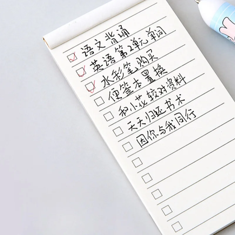 50-страничный блокнот для заметок, блокноты из крафт-бумаги, блокноты, портативный ежедневник, расписание, список дел, школьные принадлежности