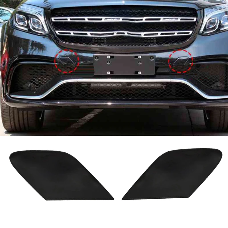 Car Front Bumper Towing Hook Cover Tow Hook Cap No Paint 2928852922 2928853022 For Mercedes-Benz GLS W166 GLE W292 Accessories