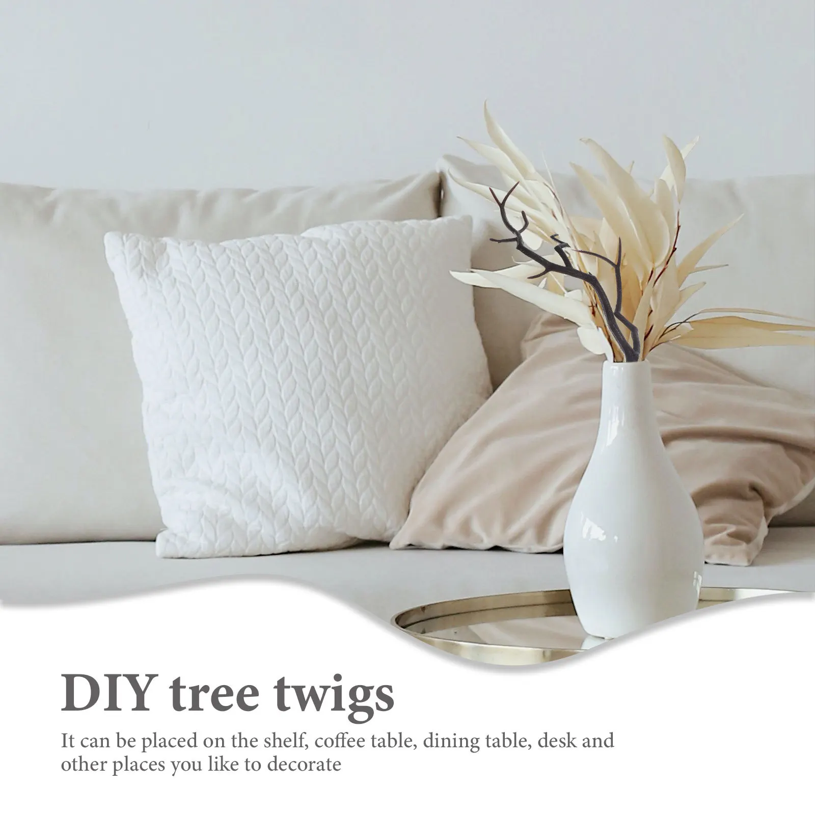 

10pcs Artificial Antler Tree Branches For Christmas No Pruning Watering Needed Home Office Decor Vase Filling Diy Craft Branches