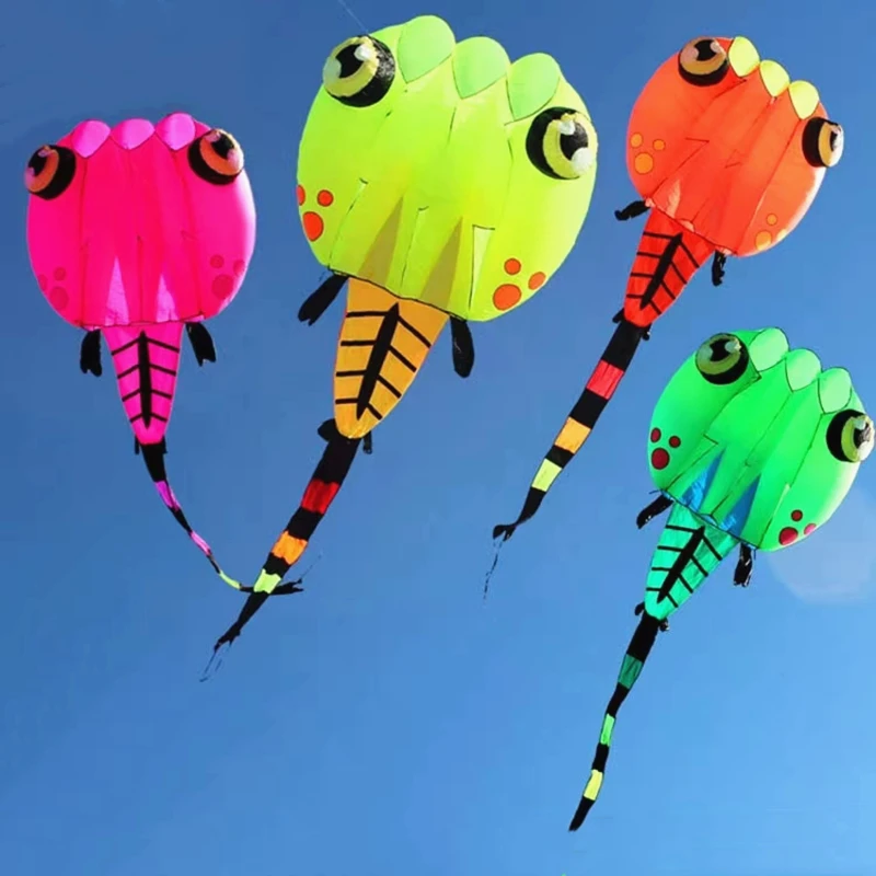 

free shipping large tadpole kite fabric soft kites for adults reel toy animal kite Outdoor play inflatable toy octopus kite koi