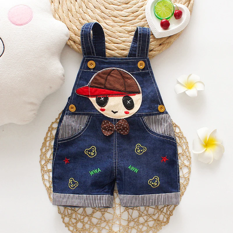 

IENENS Summer 1PC Kids Baby Boys Clothes Clothing Short Trousers Toddler Infant Boy Pants Denim Shorts Jeans Overalls Dungarees
