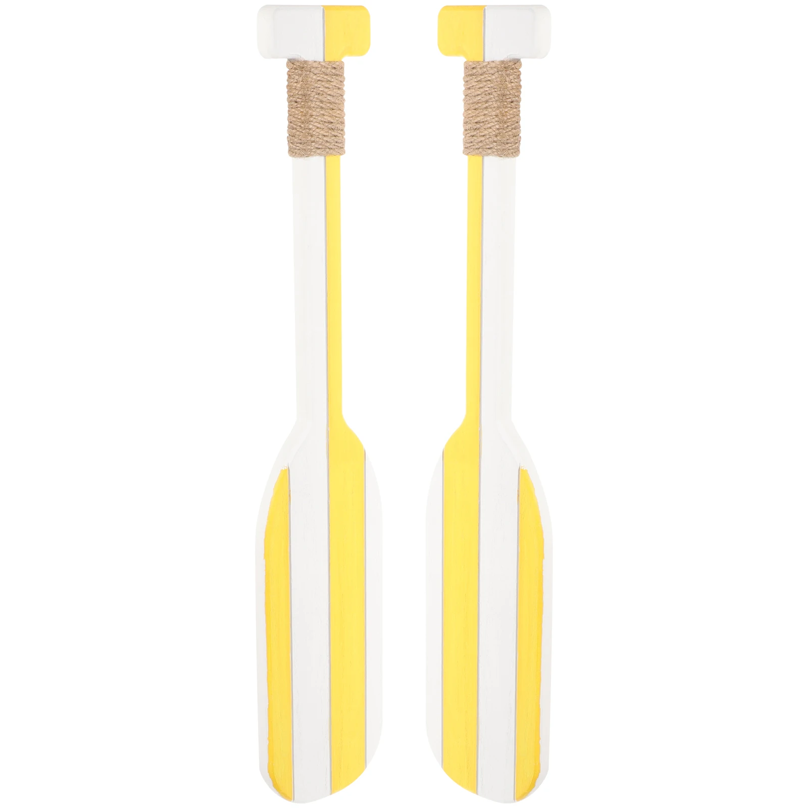 

2 Pcs Vintage Paddle Decoration Wall Hanging Crafts Nautical Wooden nament Retro Beach Style Mediterranenan Design