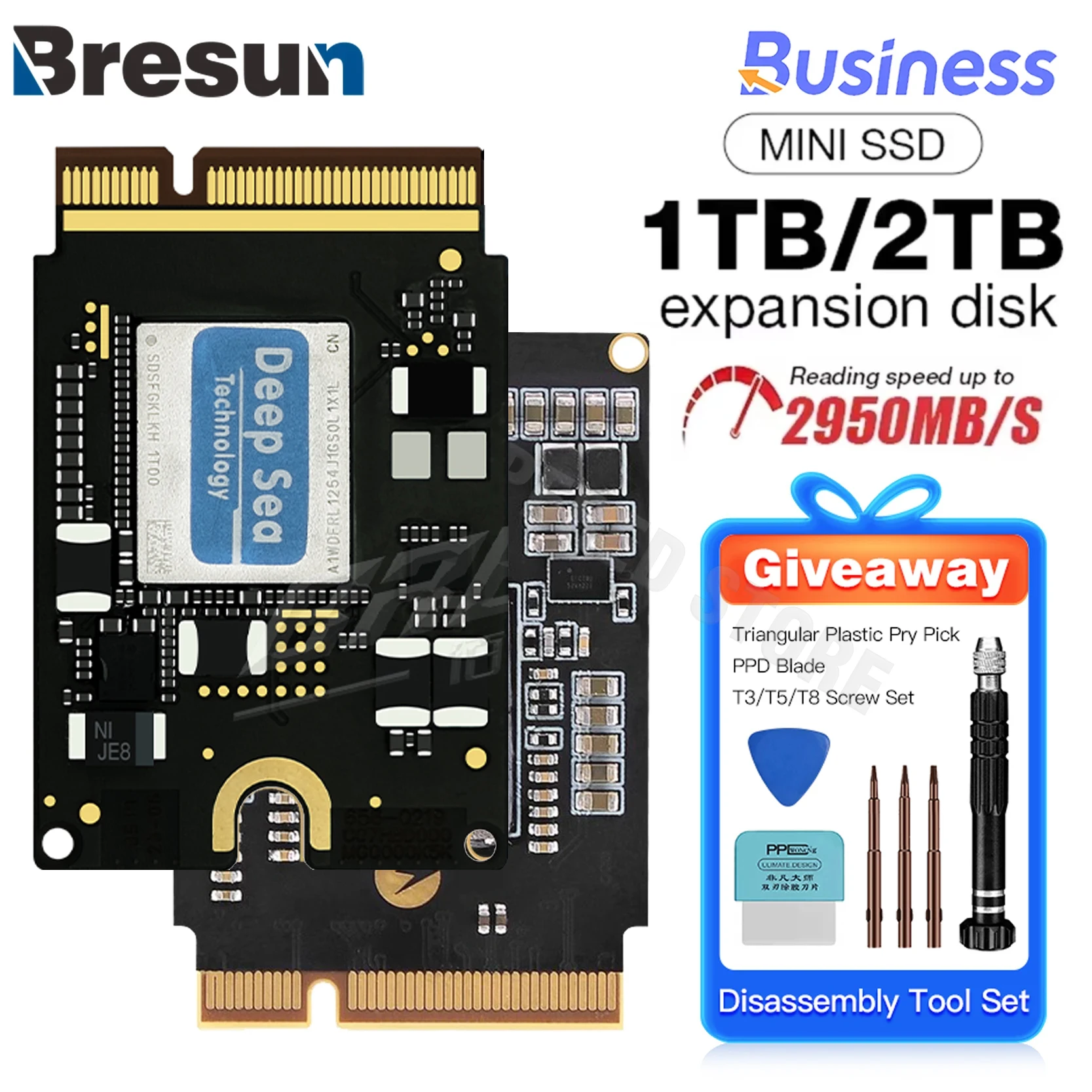 Solid State Drive Kit 1T/2T For MAC MINI M4 SSD Capacity Upgrade
