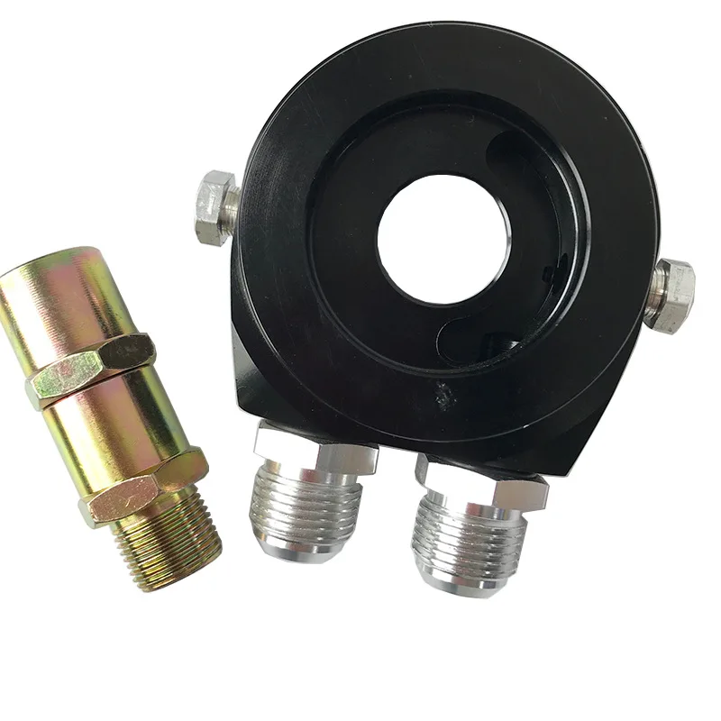 Automobile modified single oil cake oil cooler transfer base