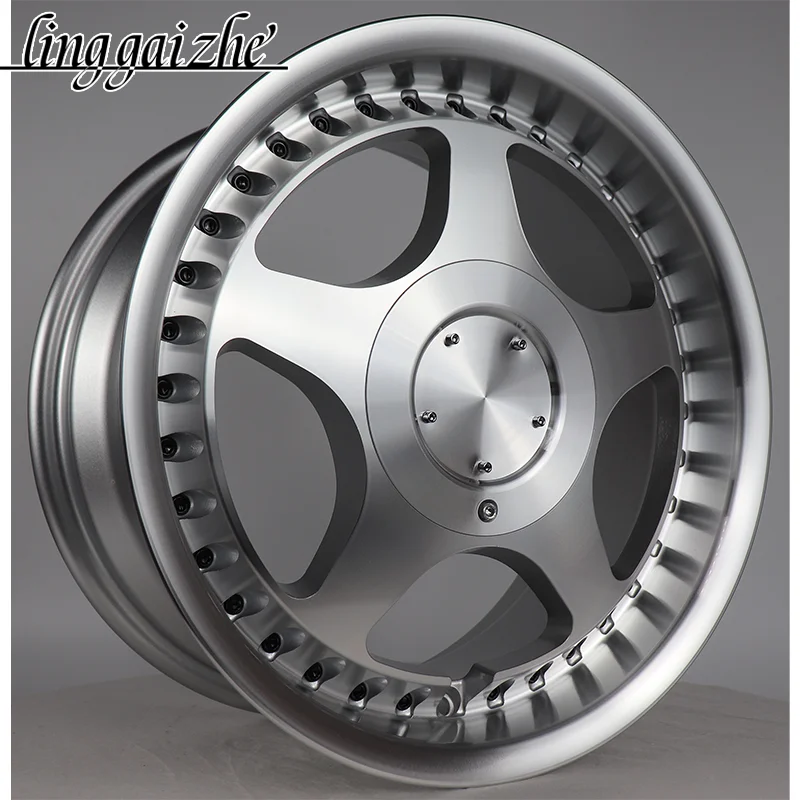 Factory wholesale 15-inch PCD 4-114.3 ET 35 rotary cast wheels for Toyota Yaris Vios Honda Fit City