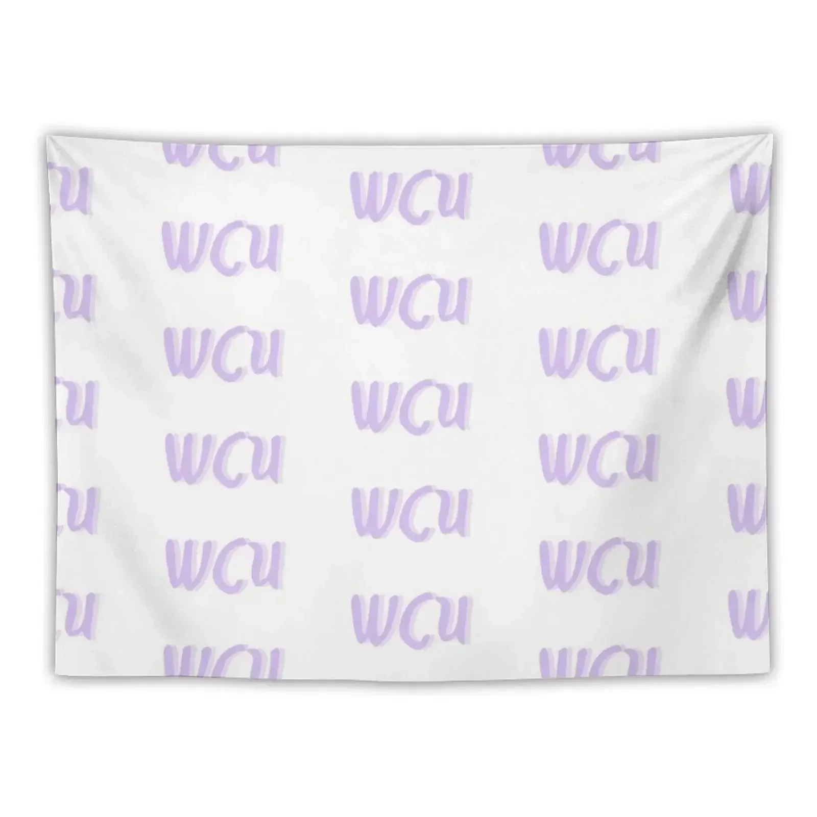 

Purple WCU Logo Tapestry Things To The Room Room Decor Aesthetic Tapestry