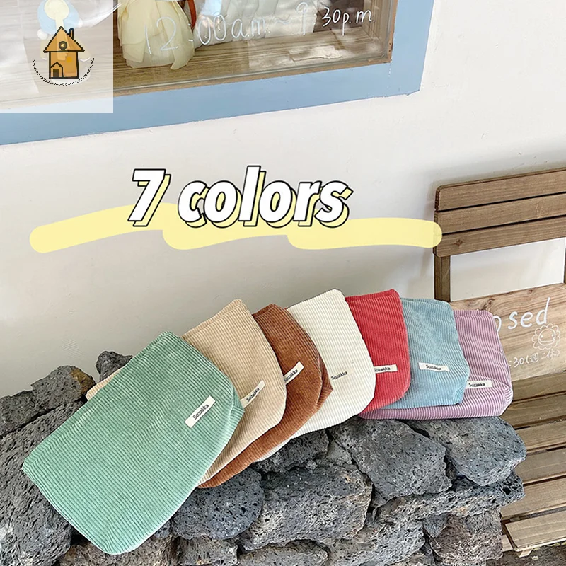 

Portable Corduroy Travel Makeup Bag Multi Functional Storage For Women Large Capacity Beauty Cosmetics Organizer Bag