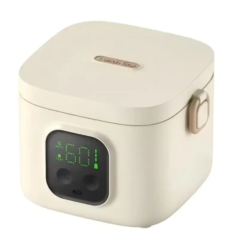 

2026 Food Grade Stainless Steel Insulated Lunch Box Portable USB Charging Intelligent Food Container for Outdoor Hot Selling