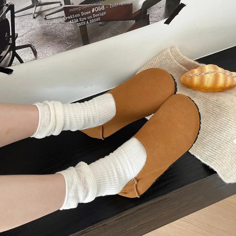 Scarpe singole da donna estate retrò testa tonda piatta scarpe Oxford letterarie Casual comode scarpe basse con suola morbida e leggera
