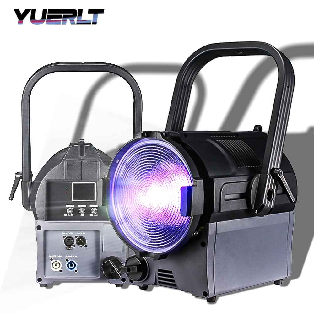 

YUERLT 400W RGBACL 6IN1 LED Auto Zoom COB Spotlight 6/9/16CH DMX512 Strobe Beam Wash Effect For Stage Party DJ Disco Wedding